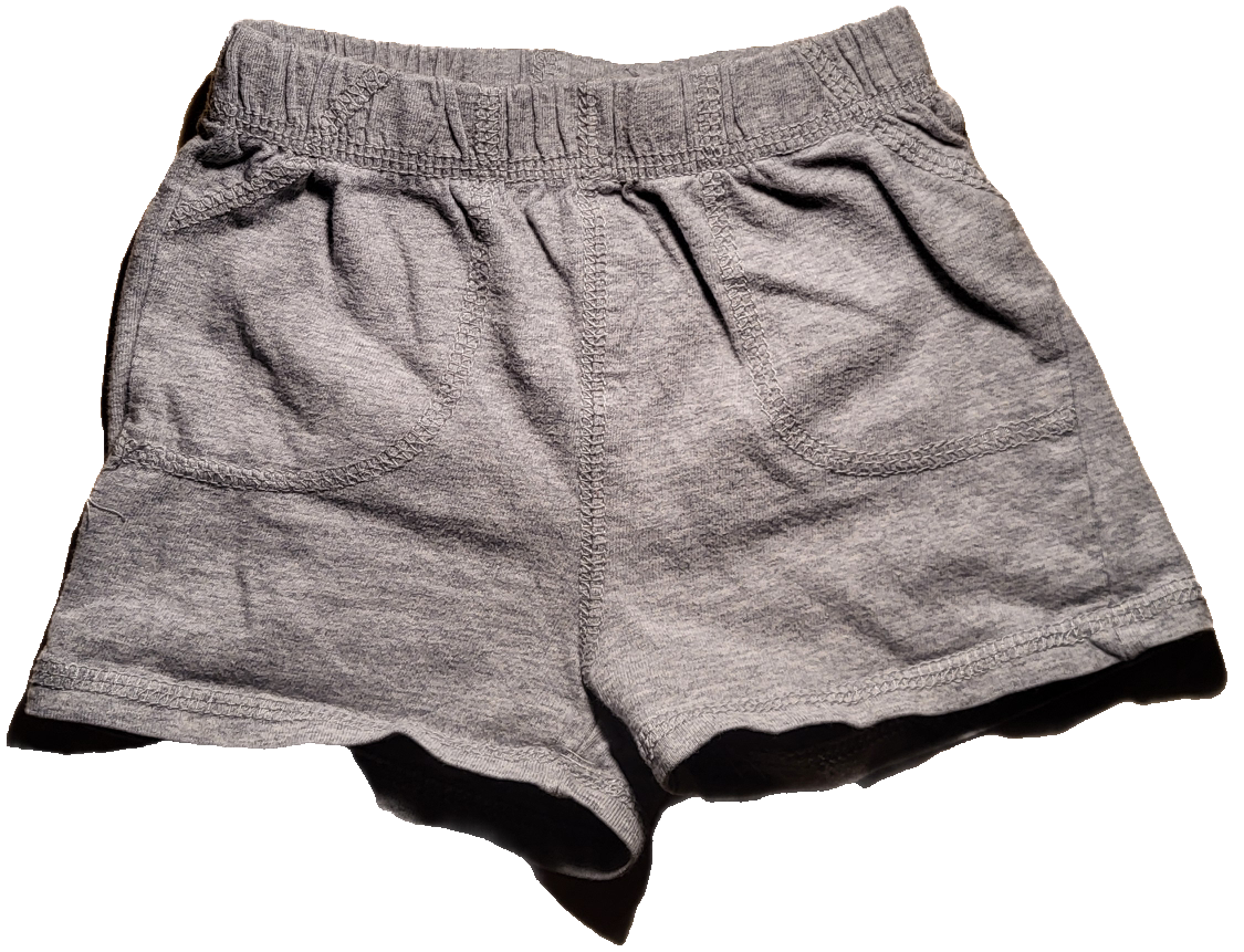 G-F - Short gris - 6/12 mois