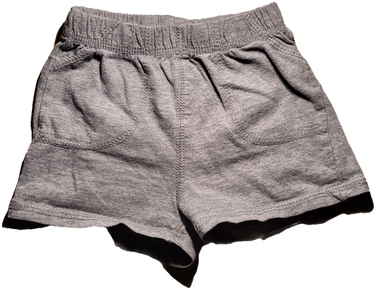 G-F - Short gris - 6/12 mois