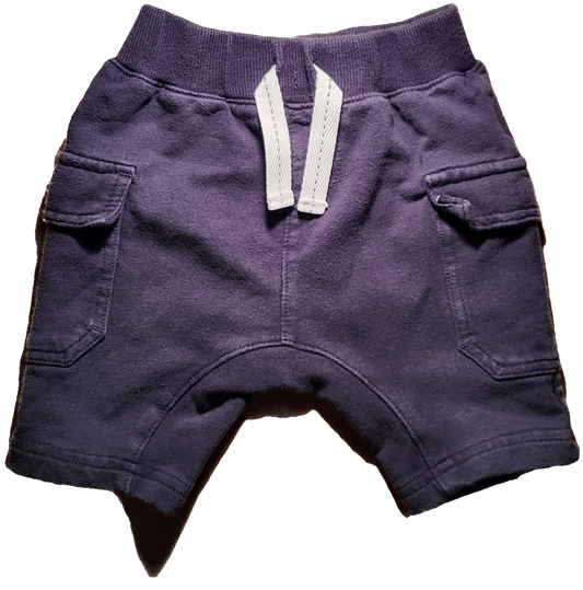 G- Short bleu marine - 3/6 mois