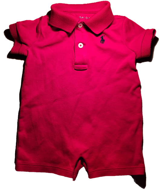 G- Barboteuse rouge - 3 mois