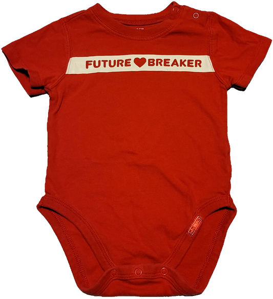 G- Cache-couche court rouge - 6/9 mois