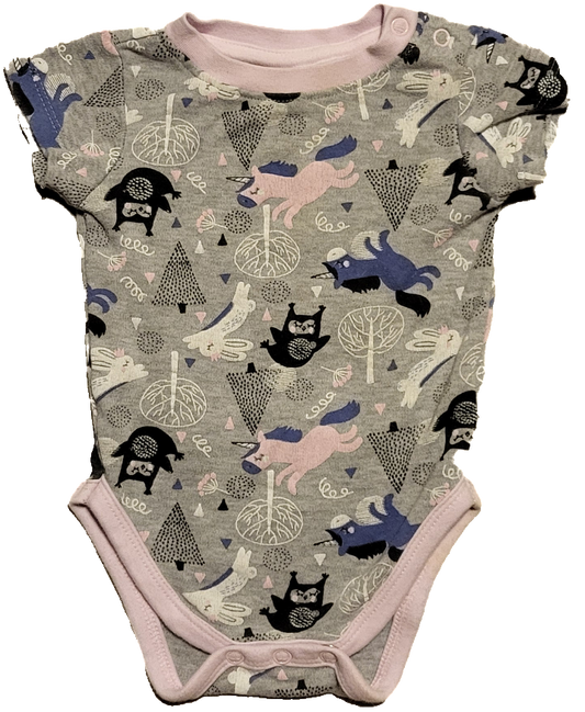 F - Cache-couche licornes - 6 mois