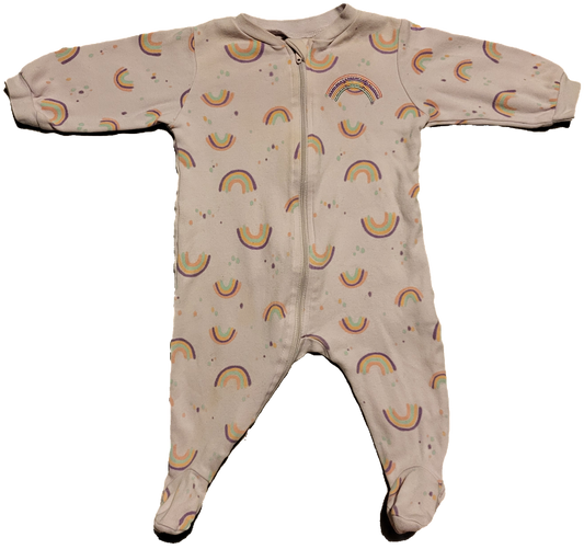 F - Pyjama arc-en-ciel - 3 mois