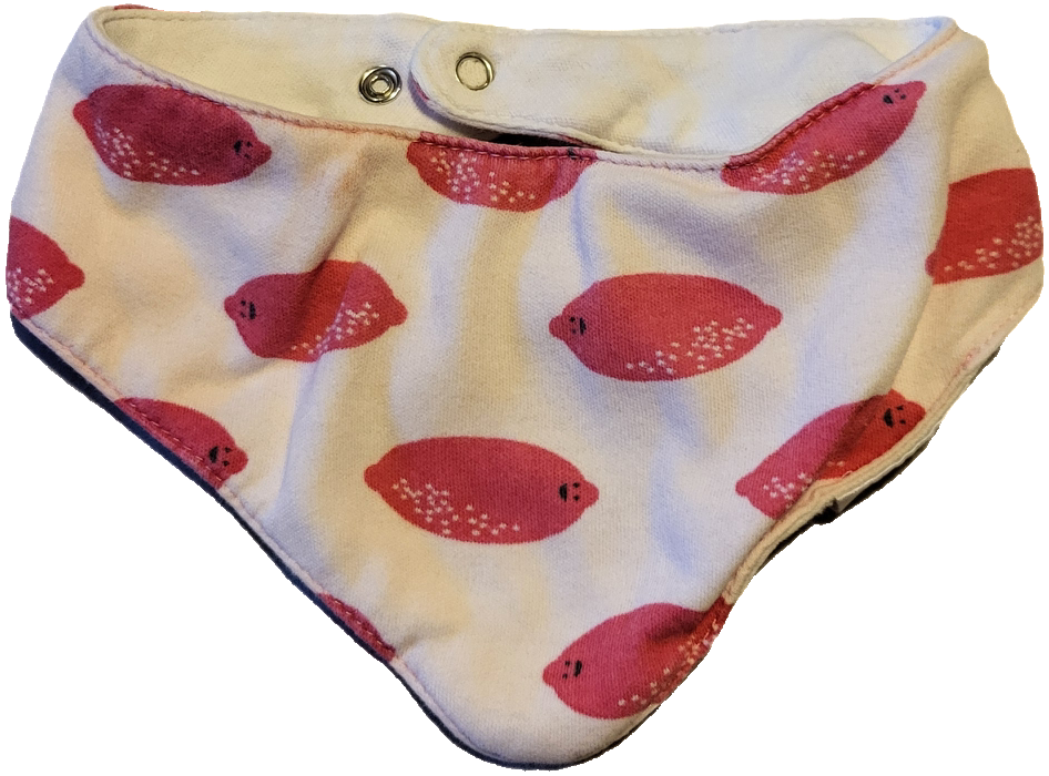 F - Bavoir imparfait (taché)