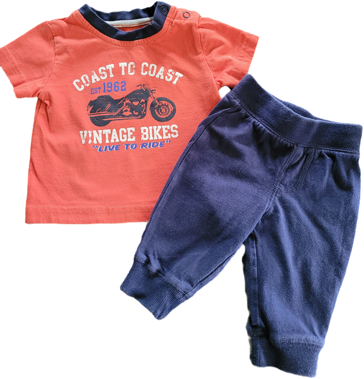 G- Ensemble moto - 3/6 mois