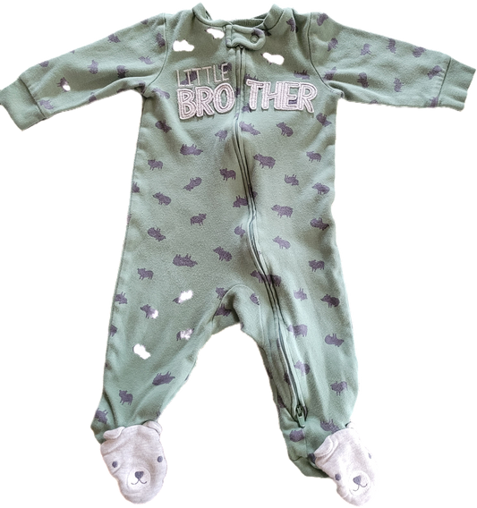 G- Pyjama vert - 3/6 mois