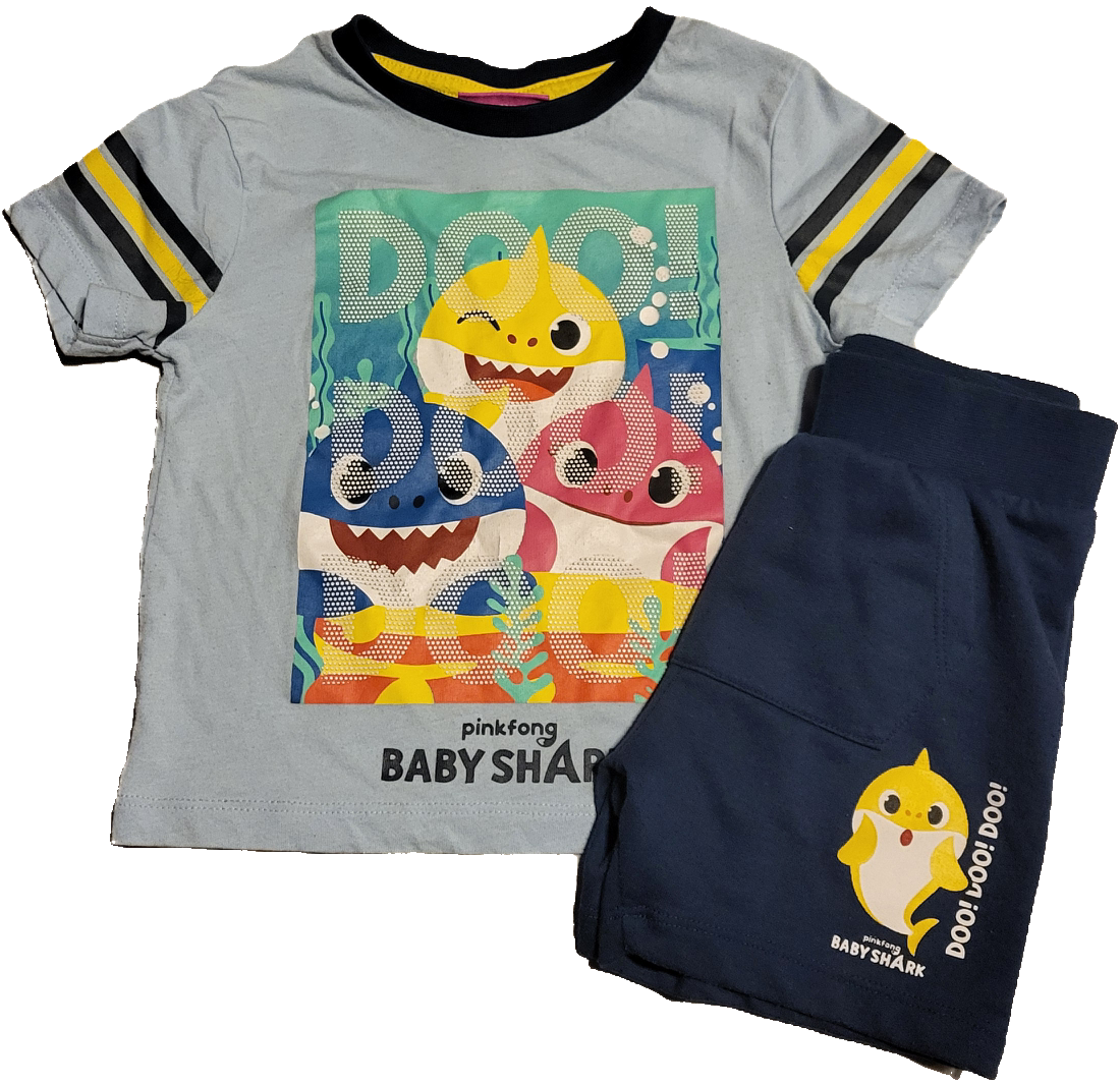 G- Ensemble été Baby Shark - 24 mois (2 ans)