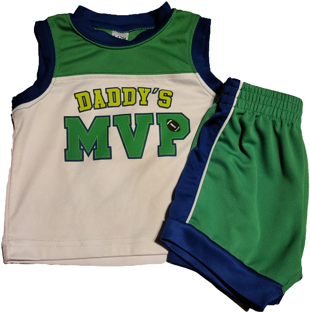 G- Ensemble été sport vert - 6/12 mois