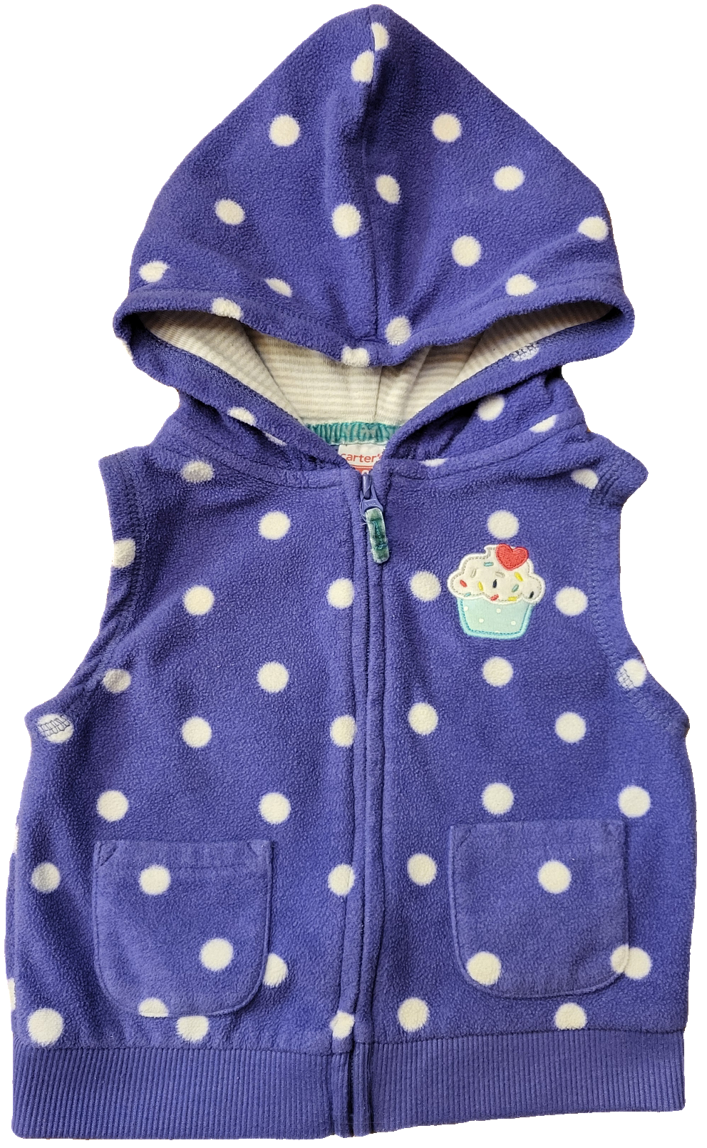 F - Veste mauve - 18 mois