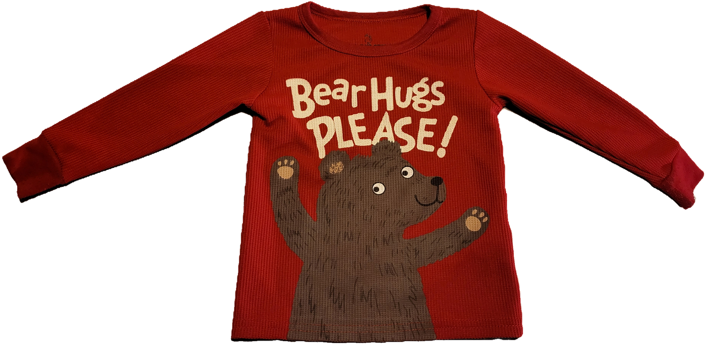 G - Chandail manches longues ours - 24 mois