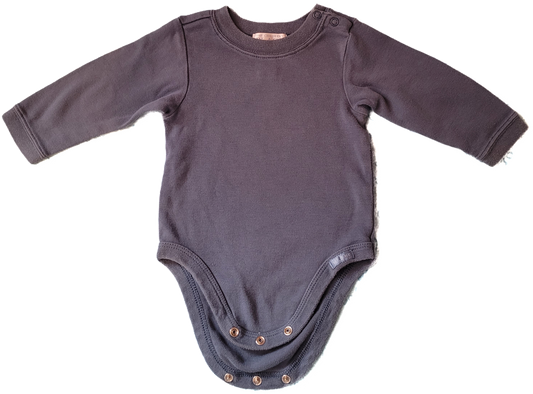 G - Cache-couche manches longues bleu - 6/9 mois