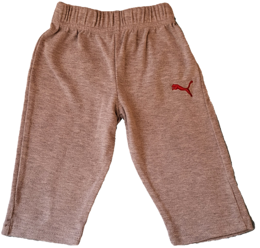 F - Pantalon gris Puma - 3/6 mois
