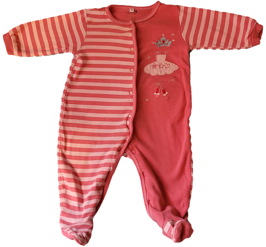 F - Pyjama rose danse - 6 mois