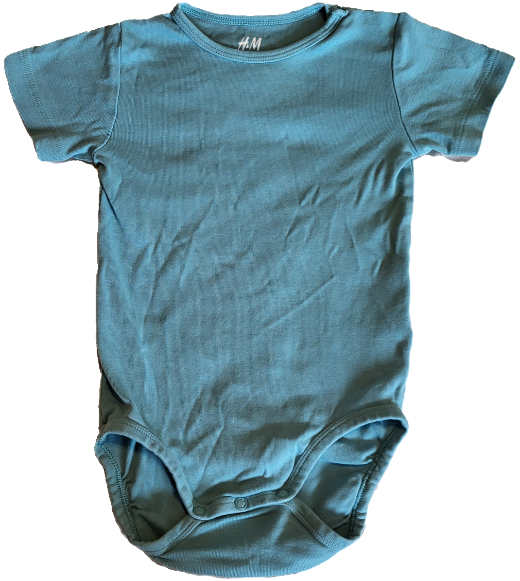 G/F - Cache-couche court bleu turquoise - 12/18 mois