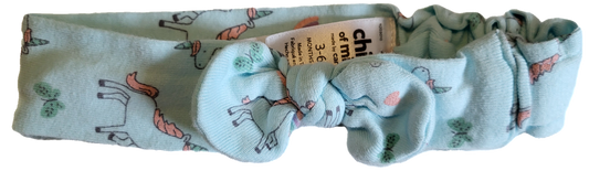 F - Bandeau élastique licorne - 3/6 mois