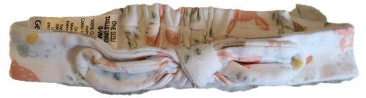 F - Bandeau élastique et velcro avec des chevreuils - 0/9 mois