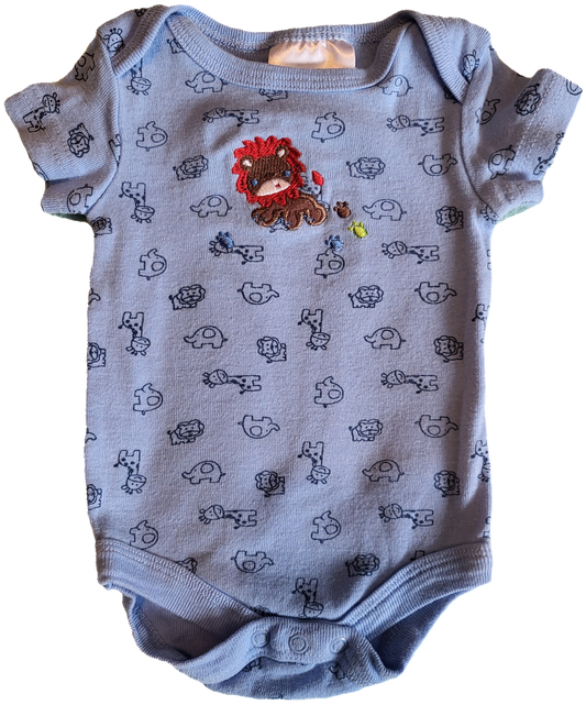 G - Cache-couche court animaux - 0/3 mois