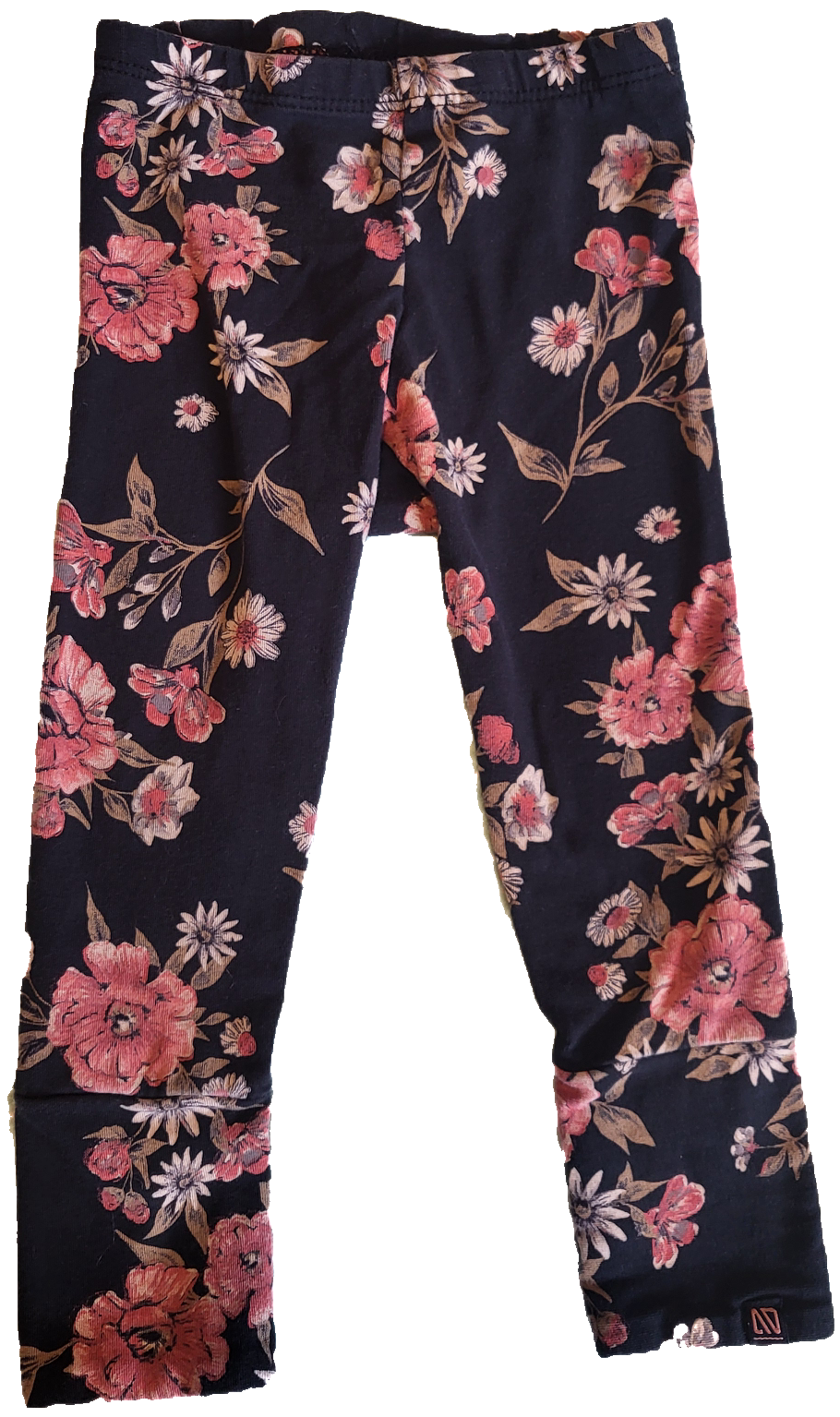 F - Pantalon fleuri - 6 mois