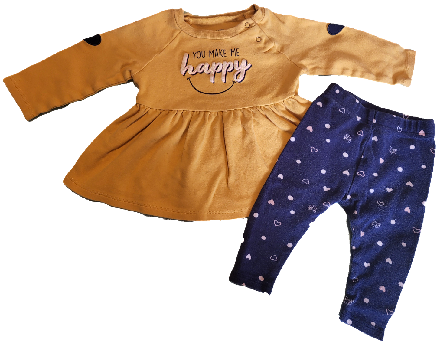 F - Ensemble happy - 6/9 mois