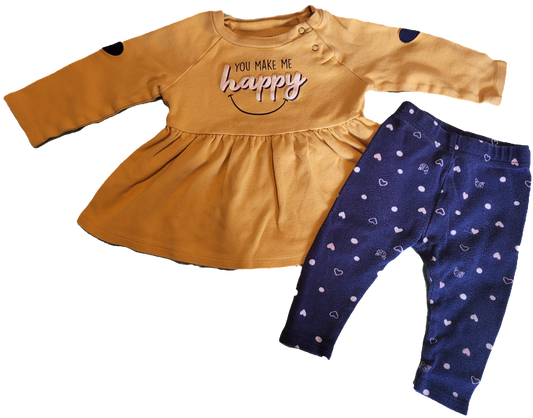 F - Ensemble happy - 6/9 mois