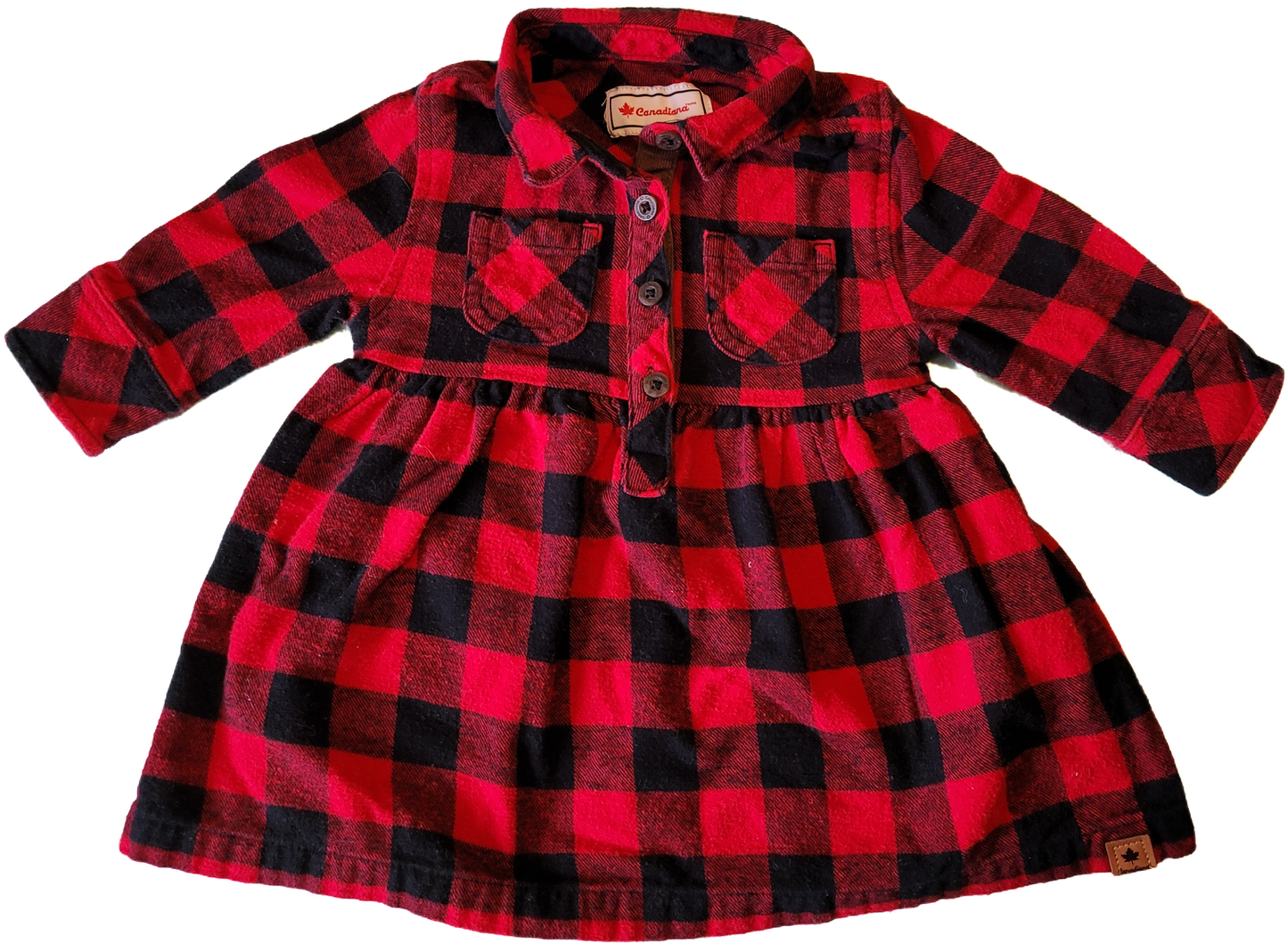 F - Robe carreauté - 6 mois