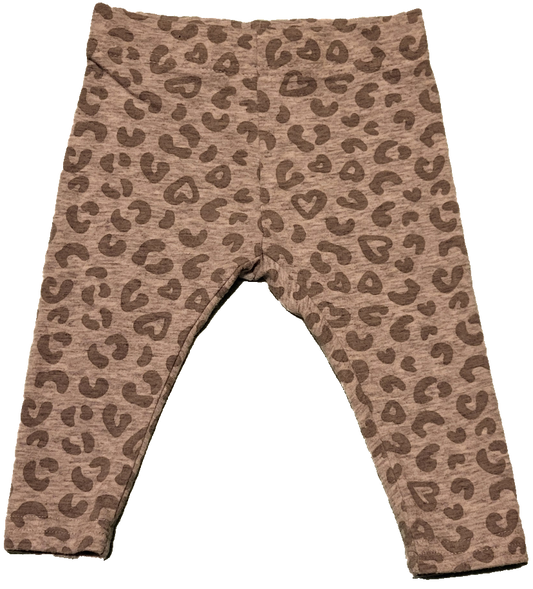 F - Pantalon gris coeur - 3/6 mois