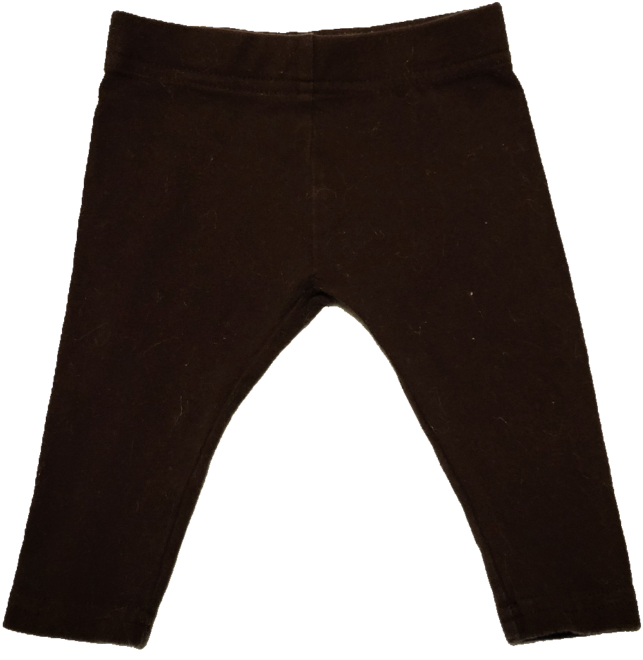 F - Pantalon noir 3/6 mois