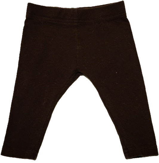 F - Pantalon noir 3/6 mois