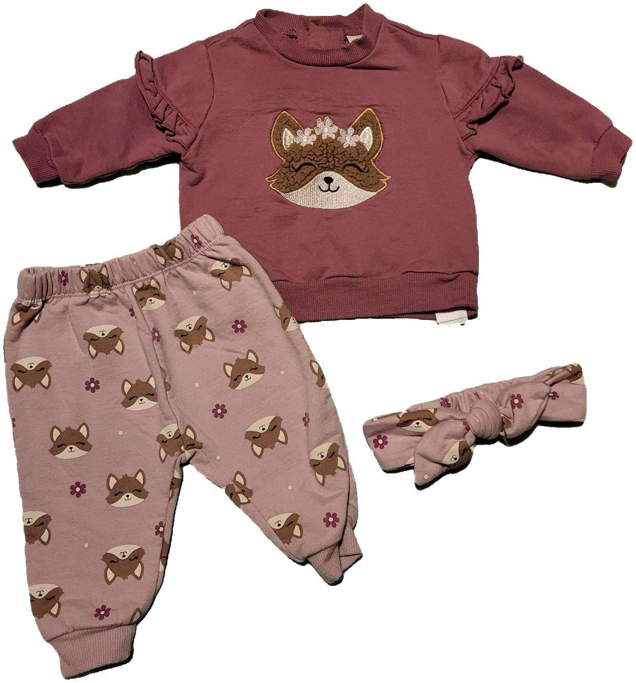 F - Ensemble avec bandeau - 6 mois