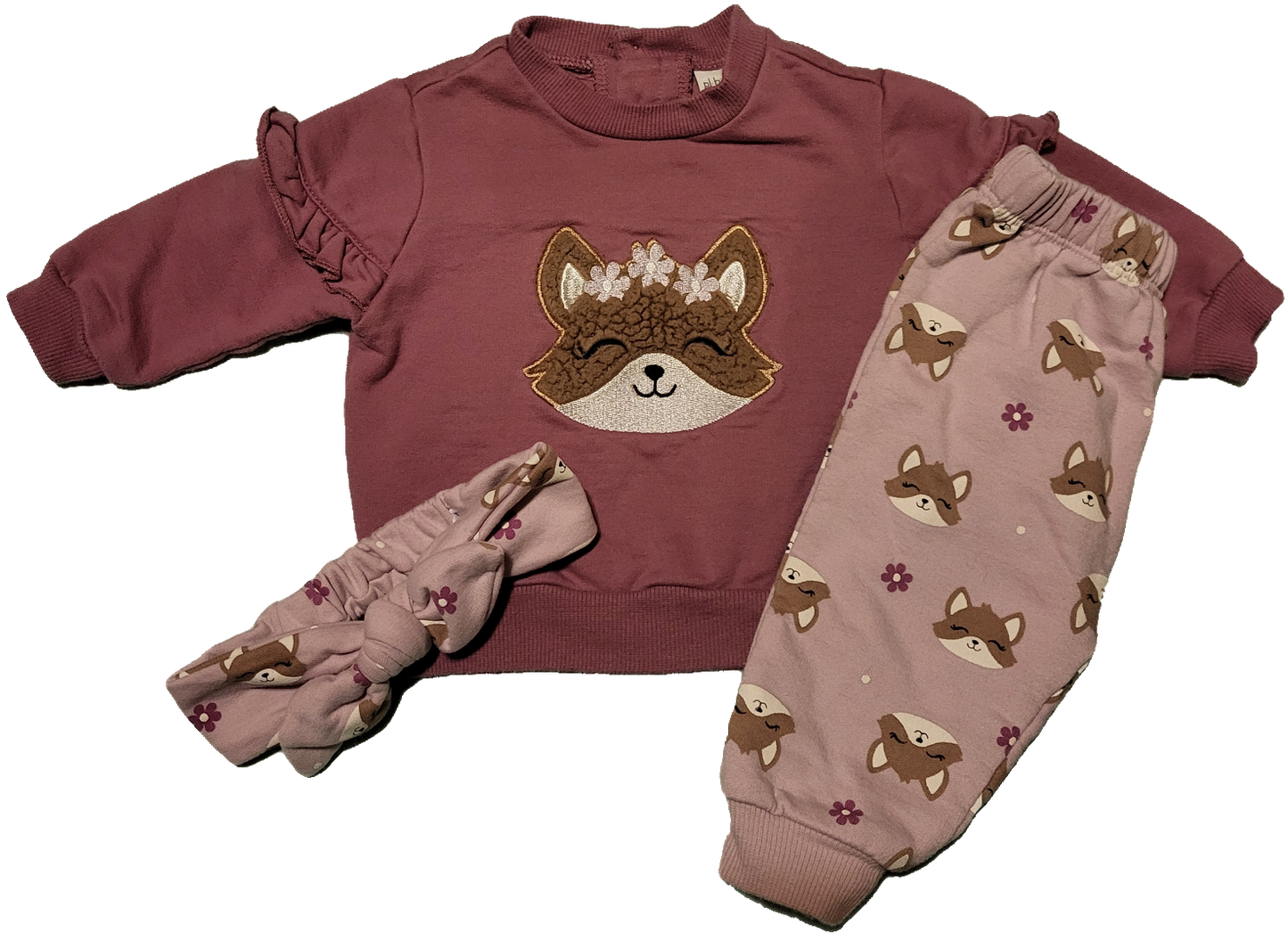 F - Ensemble avec bandeau - 6 mois