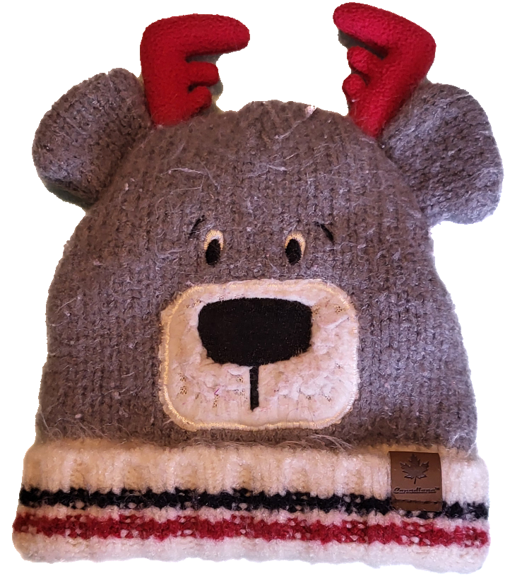 G/F - Tuque orignal doublé - 6-12 mois