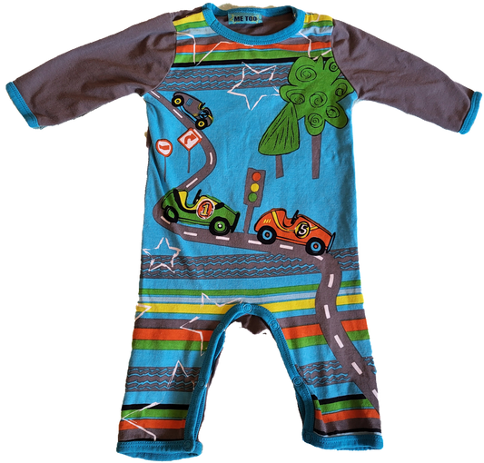 G - Ensemble voiture course - 0/3 mois