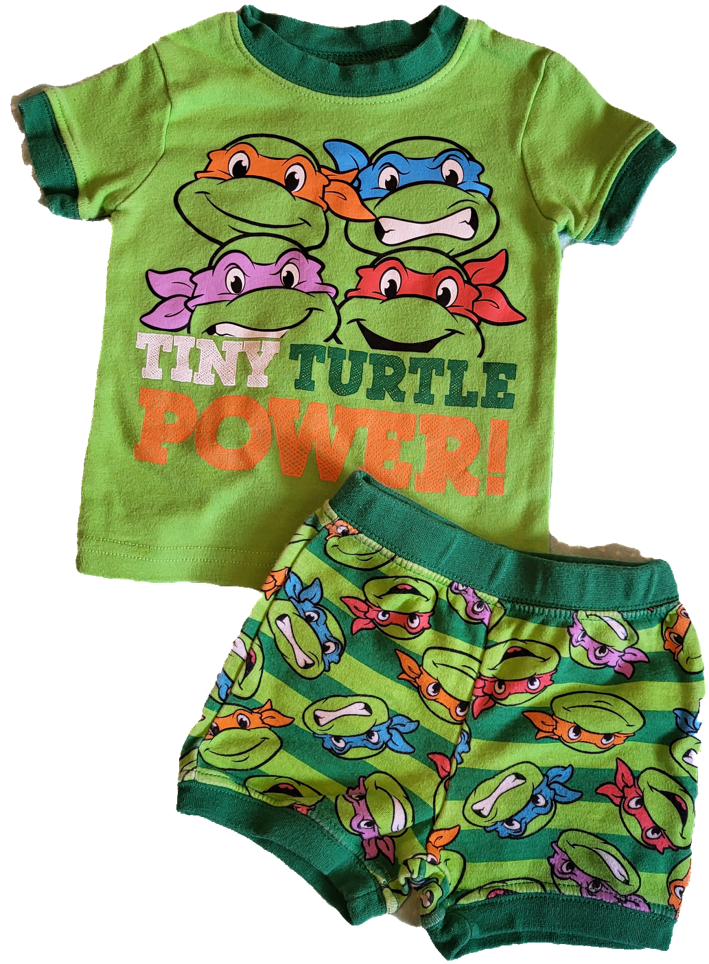 G/F - Ensemble tortue Ninja été  - 0/3 mois