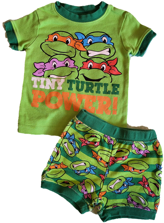 G/F - Ensemble tortue Ninja été  - 0/3 mois
