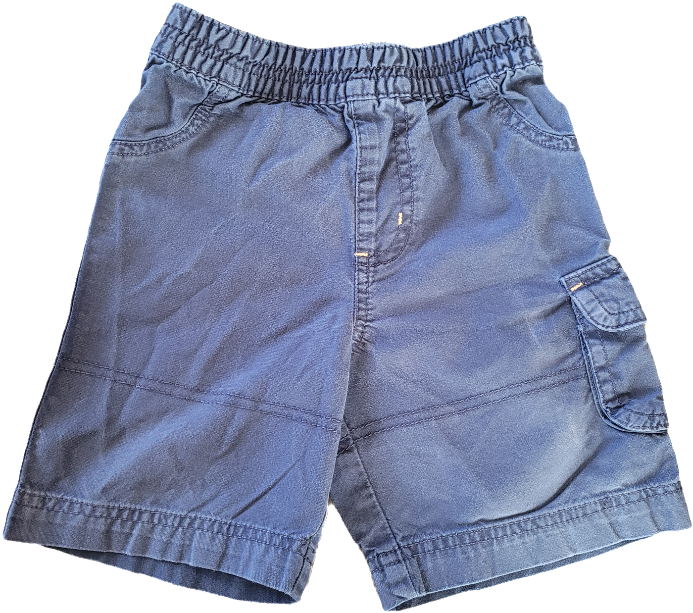 G - Short bleu marine - 12/18 mois