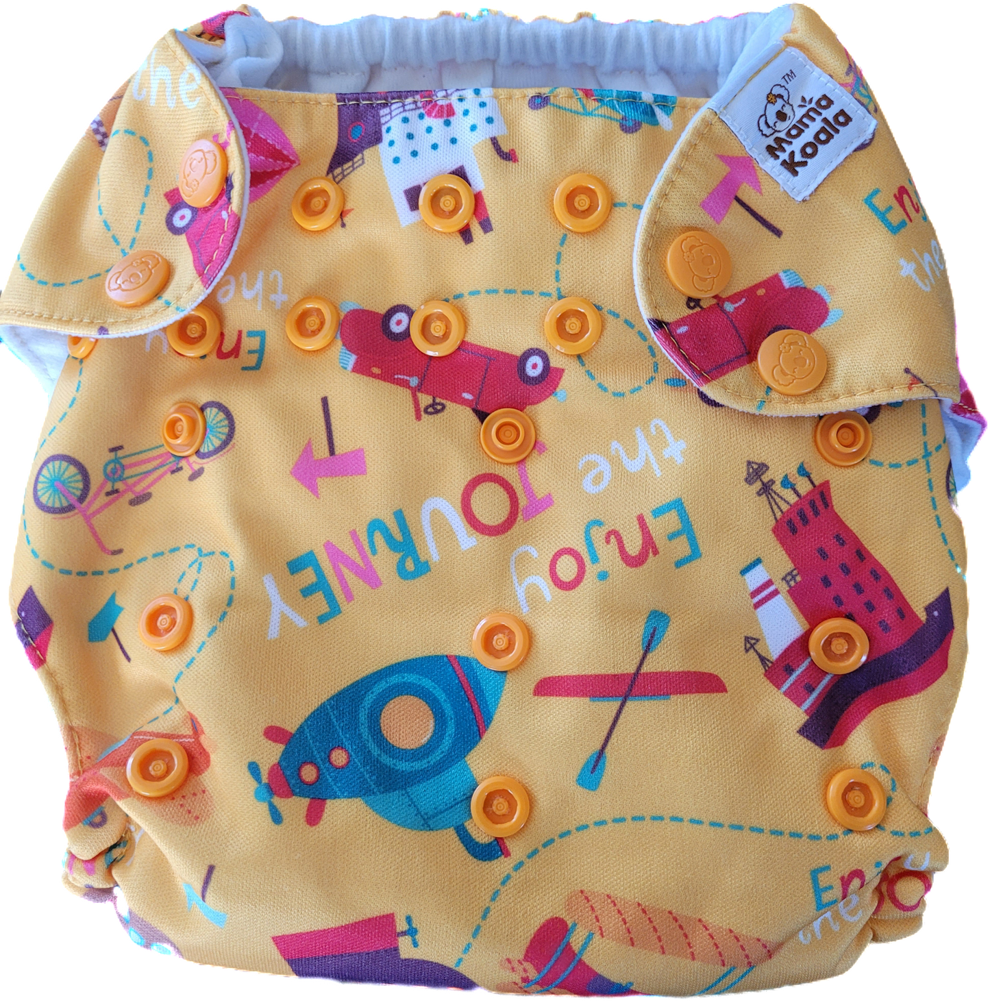 Couche lavable moyens de transport