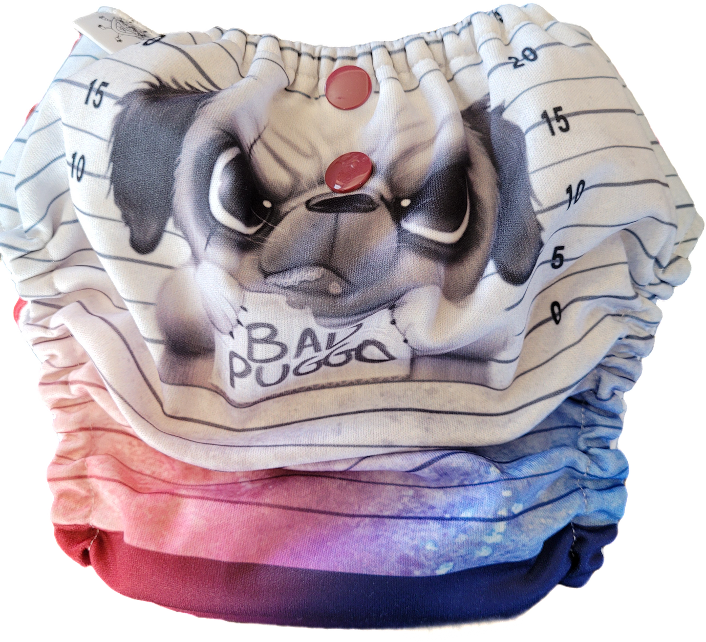 Couche lavable police chien