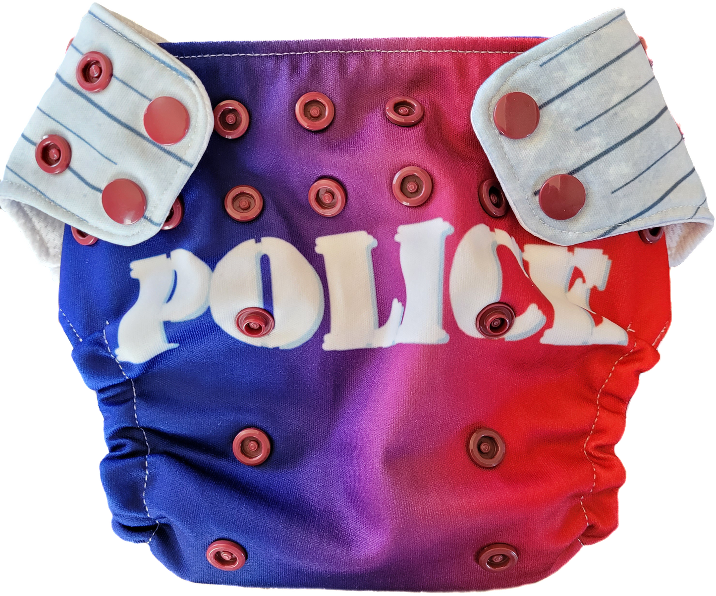 Couche lavable police chien