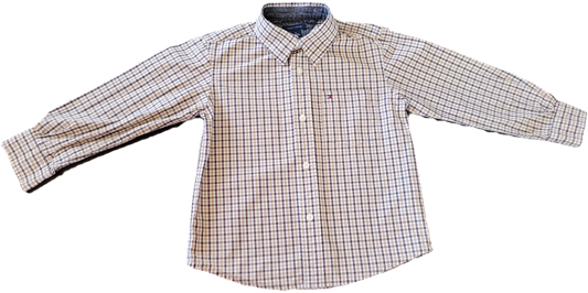 G - Chemise carreaux noir et brun - Neuf  4 ans