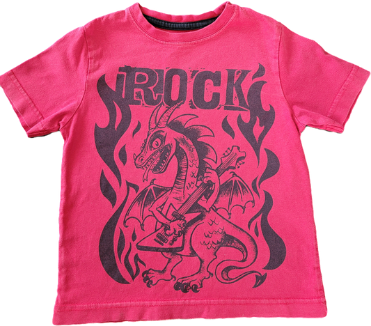 G - Chandail rouge rock - 4 ans