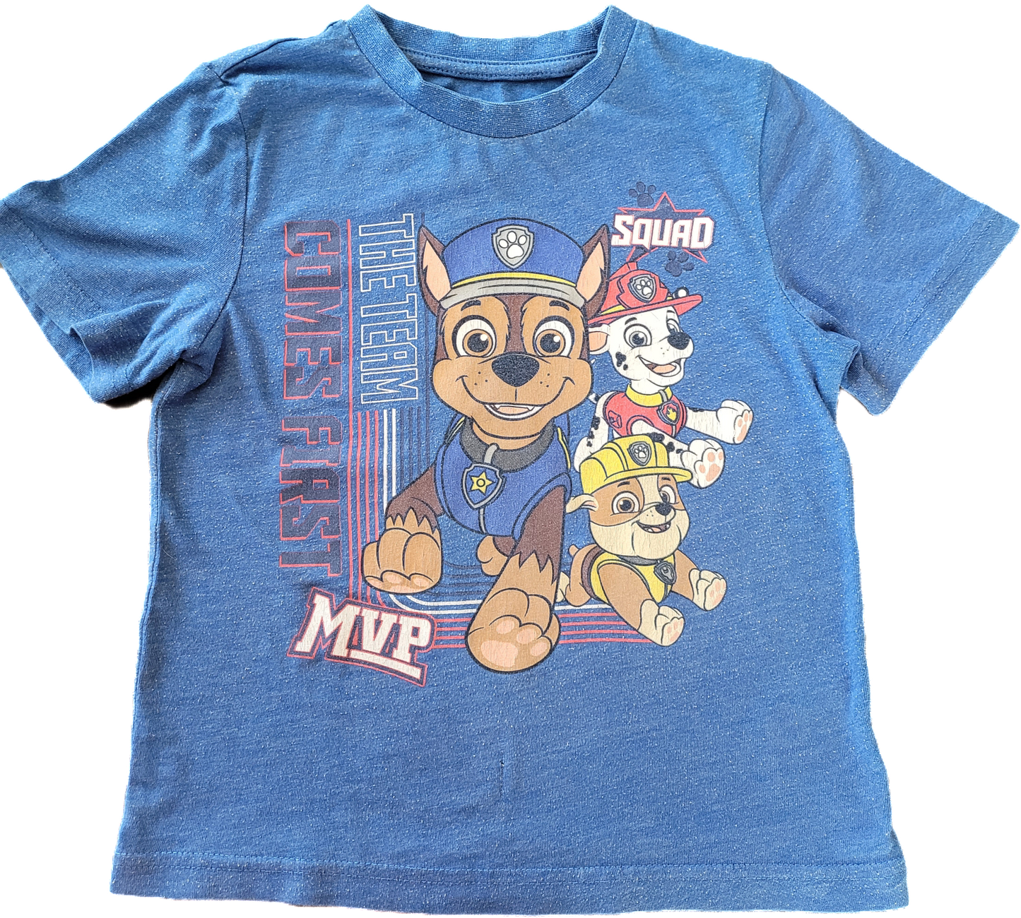 G / F - Chandail bleu PatPatrouille - 4 ans - imparfait