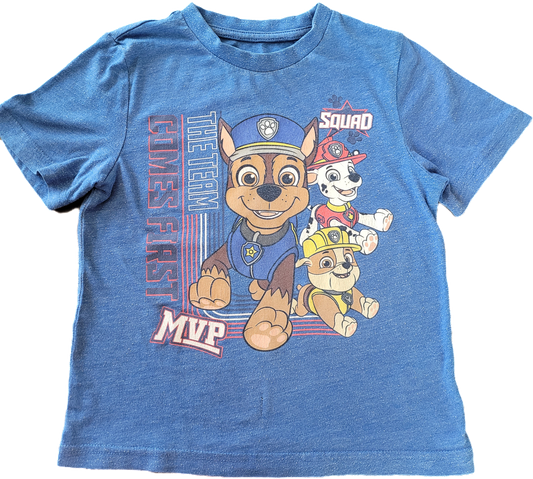 G / F - Chandail bleu PatPatrouille - 4 ans - imparfait