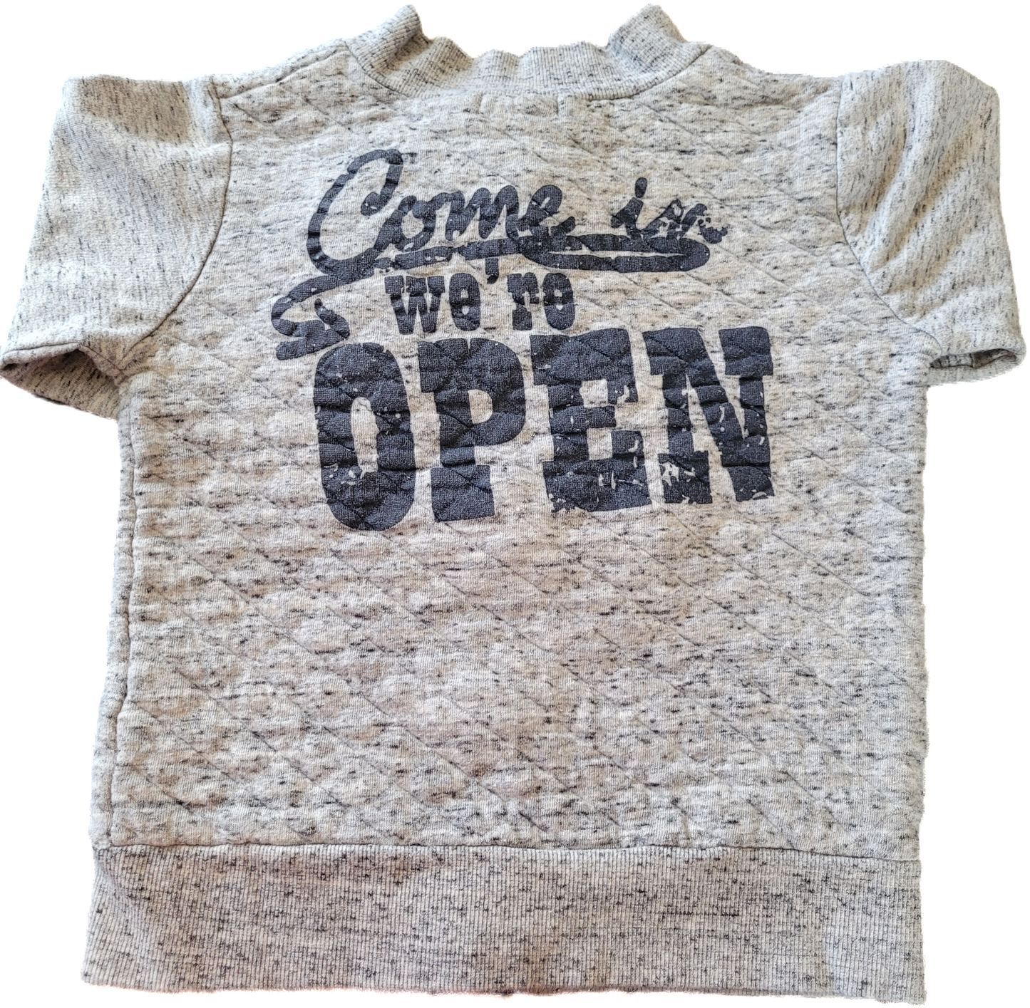 G - Coton zipper gris - 6 ans