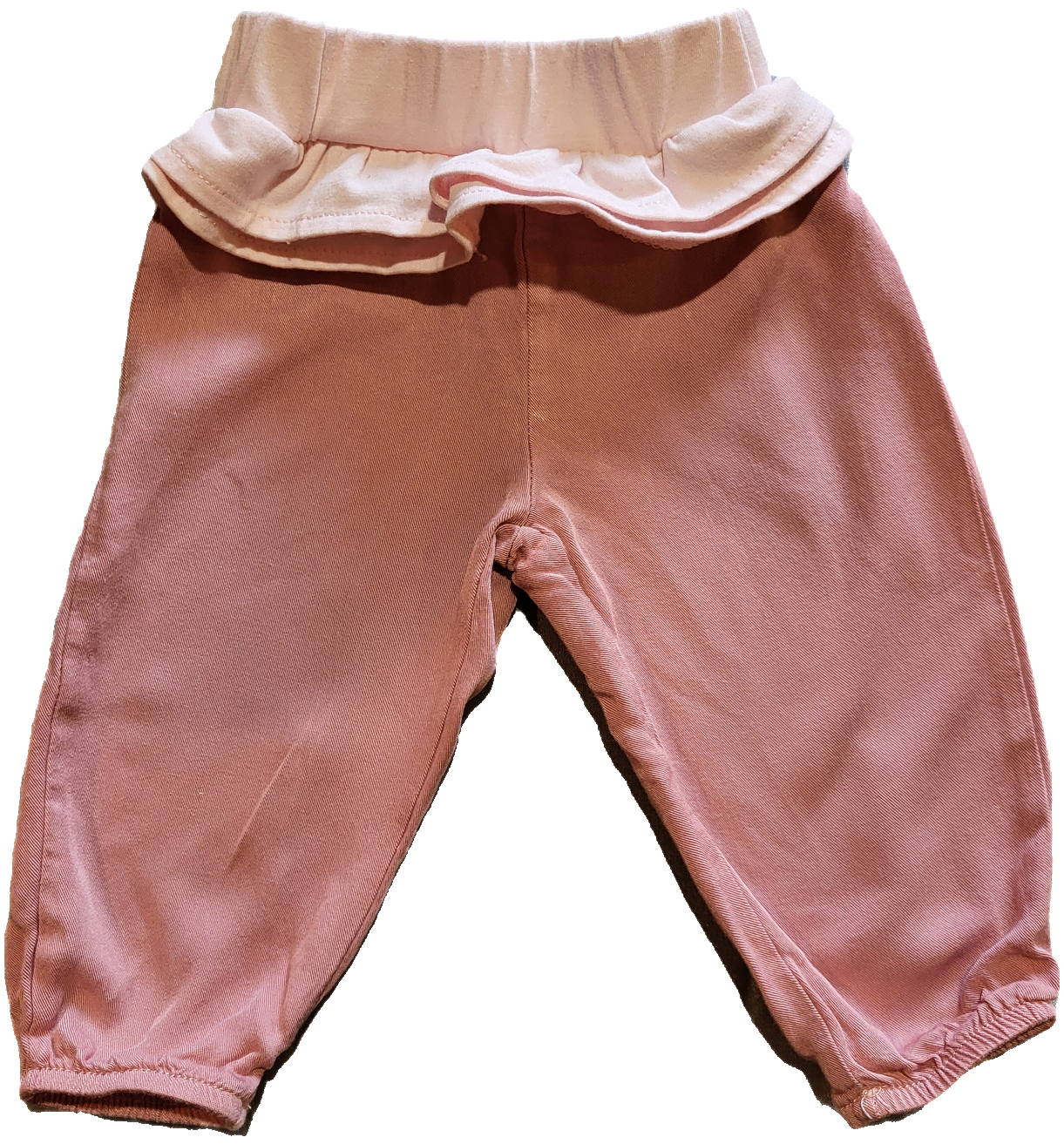 F - Pantalon rosé - 6 mois