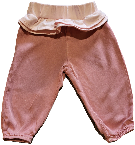 F - Pantalon rosé - 6 mois