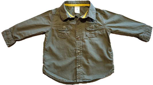 G - Chemise kaki - 9 mois - Neuf