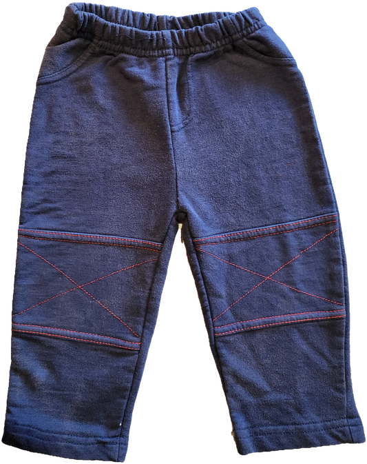 G - Pantalon bleu marine - 12 mois