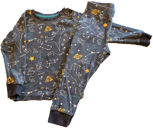 G - Pyjama dino espace - 3 ans
