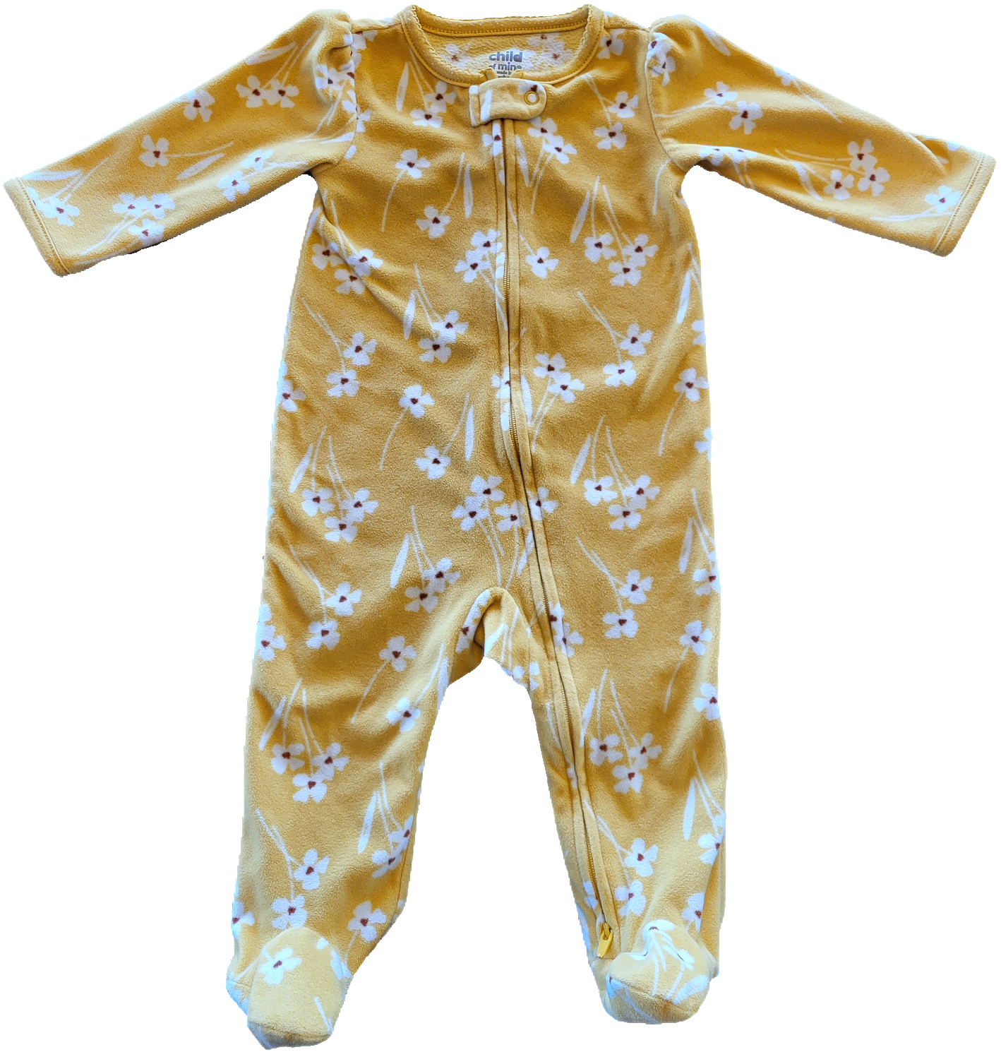 F - Pyjama fleuri - 6/9 mois