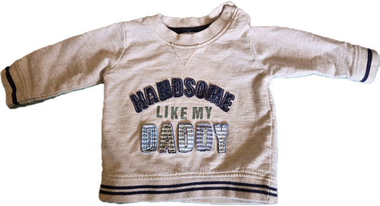 G - Chandail Daddy - 0/3 mois